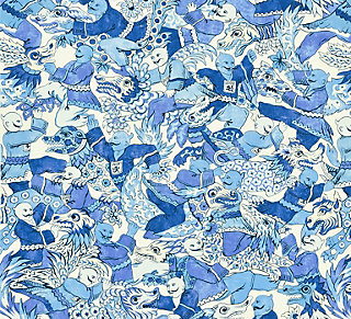 Scalamandre: Dragon Dance SC 0003 16612 Porcelain