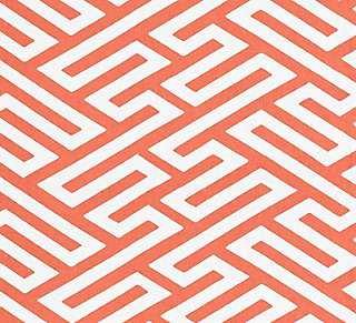 Scalamandre: Canton Fret Applique SC 0003 27218 Coral