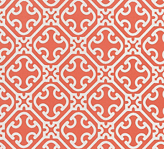 Scalamandre: Ailin Lattice Weave SC 0004 27214 Coral