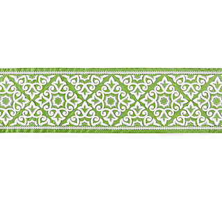 Scalamandre: Ornamental Embroidered Tape SC 0004 T3320 Jade