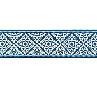Scalamandre: Ornamental Embroidered Tape SC 0005 T3320 Porcelain