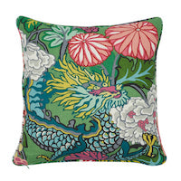 Schumacher: Chiang Mai Dragon 18" Pillow SO17327704 Jade