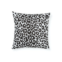 Schumacher: Iconic Leopard 18" I/O Pillow SO17732404 Graphite