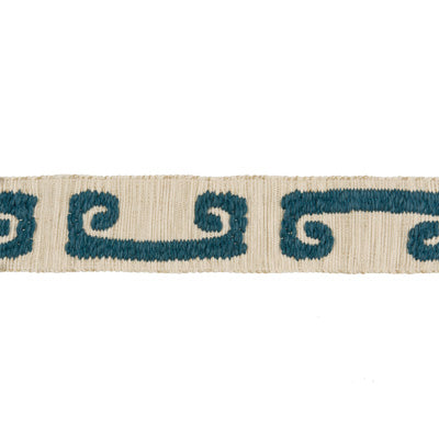 Linherr Hollingsworth for Kravet: Wonky Key T30751.355.0 Teal