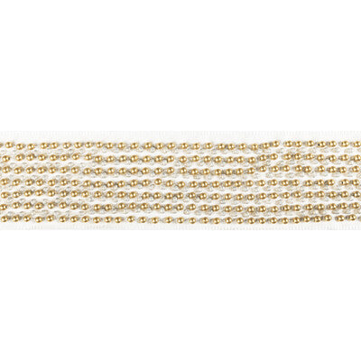 Kravet: Galaxy Bead Tape T30832.416.0 Gold