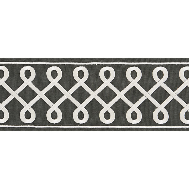 Scalamandre: Soutache Embroidered Tape SC 0005 T3281 Charcoal