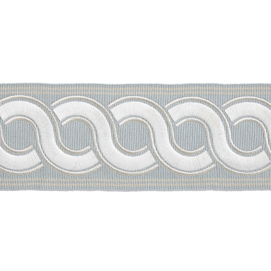 Scalamandre: Guilloche Embroidered Tape SC 0002 T3283 Mineral