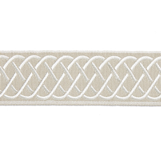 Scalamandre: Helix Embroidered Tape SC 0001 T3284 Linen
