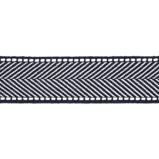 Scalamandre: Montauk Herringbone Tape SC 0011 T3285 Indigo