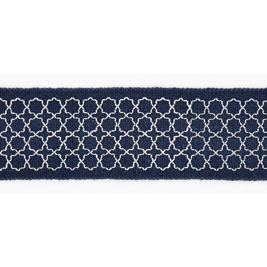 Scalamandre: Seville Embroidered Tape SC 0005 T3289 Indigo