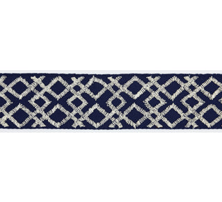 Scalamandre: Lattice Tape SC 0004 T3295 Indigo