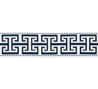 Scalamandre: Luxor Velvet Tape SC 0001 T3304 Porcelain