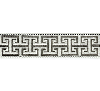 Scalamandre: Luxor Velvet Tape SC 0005 T3304 Charcoal