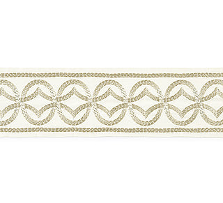 Scalamandre: Athena Embroidered Tape SC 0001 T3305 Sand