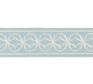 Scalamandre: Athena Embroidered Tape SC 0002 T3305 Sky