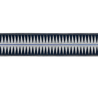 Scalamandre: Soleil Tape SC 0004 T3308 Indigo