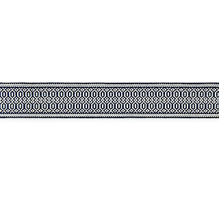 Scalamandre: Tulum Diamond Tape SC 0004 T3312 Indigo