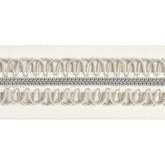 Scalamandre: Colette Braided Tape SC 0001 V1242 Cloud