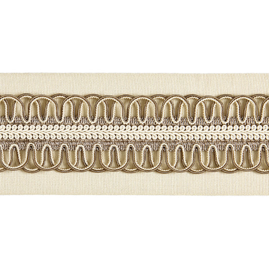 Scalamandre: Colette Braided Tape SC 0002 V1242 Bisque
