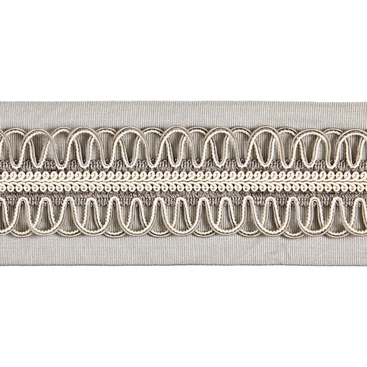 Scalamandre: Colette Braided Tape SC 0003 V1242 French Grey