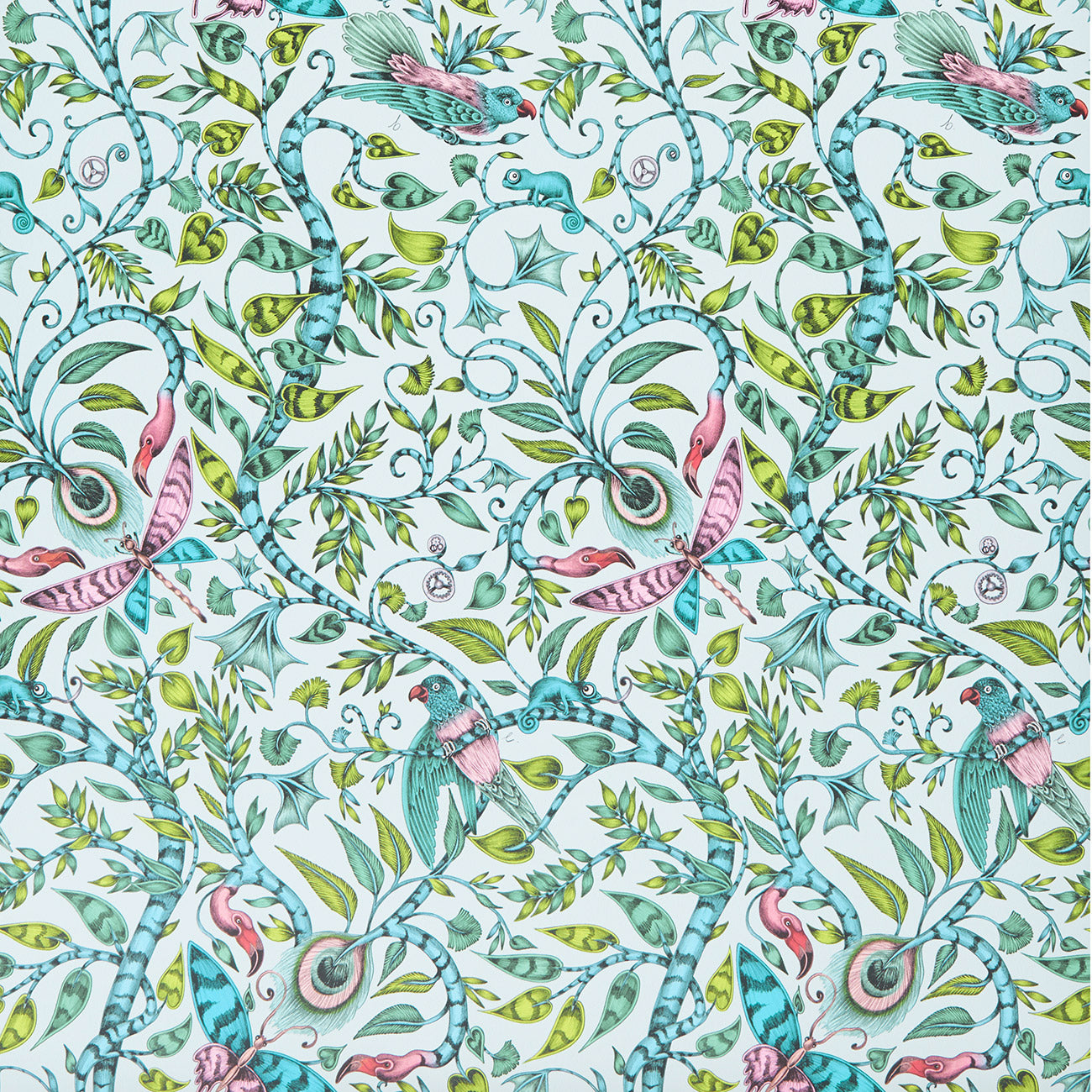 Clarke & Clarke: Rousseau Print F1113/02.CAC.0 Eggshell