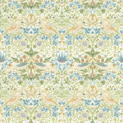 William Morris for Clarke & Clarke: Strawberry Thief WP W0171/01.CAC.0 Apple