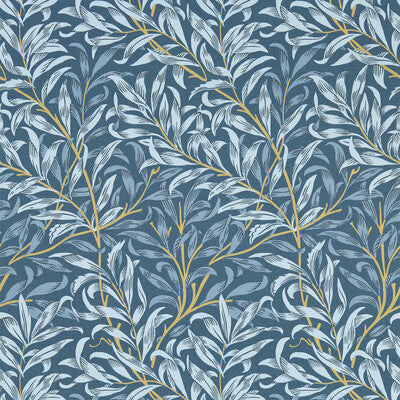 William Morris for Clarke & Clarke: Willow Boughs WP W0172/01.CAC.0 Denim