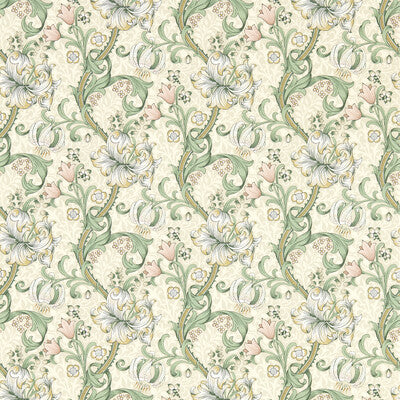 William Morris for Clarke & Clarke: Golden Lily WP W0174/01.CAC.0 Linen