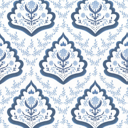 Stout: Floral Paisley WP W7842-2 Harbor