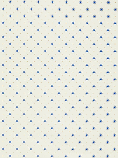 Hinson for Scalamandre: Trixie WHN 000A P1003 Blue & Gold on White