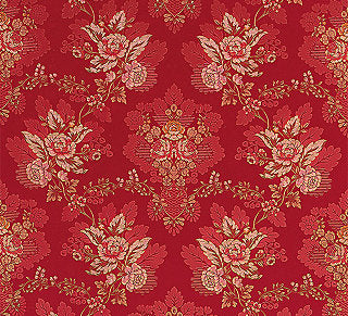 Old World Weavers for Scalamandre: Carlos Lampas ZA 1769 CARL Scarlet