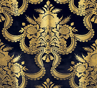 Old World Weavers for Scalamandre: Reale Nastri ZA 2155 RNAS Midnight