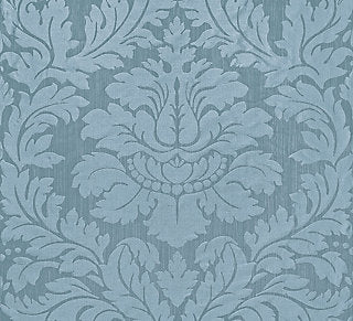 Old World Weavers for Scalamandre: Villa Regina Damask ZA 2164 REGI Blue