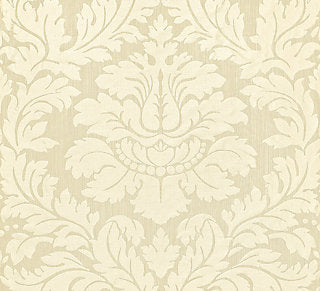Old World Weavers for Scalamandre: Villa Regina Damask ZA 2165 REGI Ivory