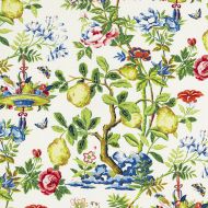 Scalamandre: Shantung Garden Cotton Print SC 0001 16583 Bloom