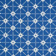 Molly Mahon for Schumacher: Stars Hand Block Print 179260 Blue