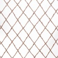 Paolo Moschino for Lee Jofa: Bare Twig Trellis 2020116.1116.0 Brown/White