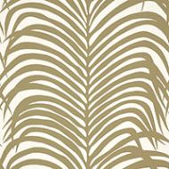 Schumacher: Zebra Palm Wallpaper 5006930 Khaki