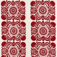 Schumacher: Castanet Embroidery 70261 Red