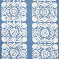 Schumacher: Castanet Embroidery 70262 Chambray