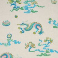 Schumacher: Hanlun Dragon Embroidery 78110 Natural