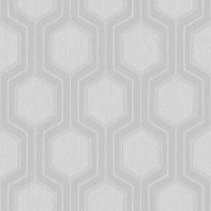 Schumacher: Graphic Hexagon 9306 Grey