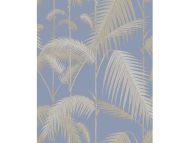 Cole & Son WP: Contemporary Restyled Palm Jungle 95/1006.CS.0 Straw & Blue