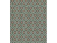 Cole & Son WP: Contemporary Restyled Hicks' Hexagon 95/3018.CS.0 Teal/Gold