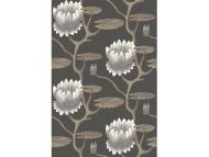 Cole & Son WP: Contemporary Restyled Summer Lily 95/4026.CS.0 Black/White/Gold