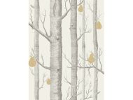 Cole & Son WP: Contemporary Restyled Woods & Pears 95/5032.CS.0 Charcoal/Linen/Gold