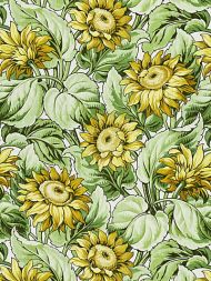 Grey Watkins for Scalamandre: Sunflower Print GW 0001 16631 Harvest