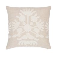 Schumacher: Cybele Embroidery 18" Pillow SO7947204 Natural