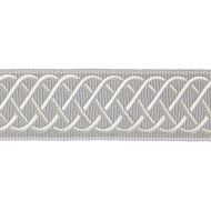 Scalamandre: Helix Embroidered Tape SC 0006 T3284 Silver Grey