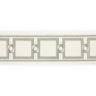 Scalamandre: Square Link Embroidered Tape SC 0001 T3287 Platinum